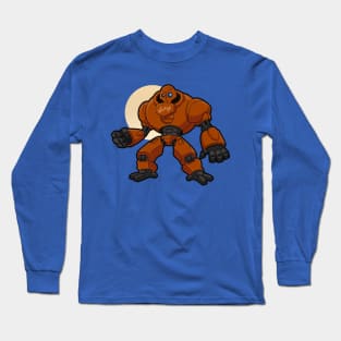 Orange Bot Long Sleeve T-Shirt